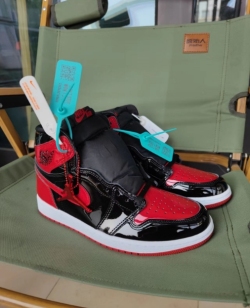 PK God Batch Air Jordan 1 High OG Bred Patent 555088-063 review Ahmad Cook