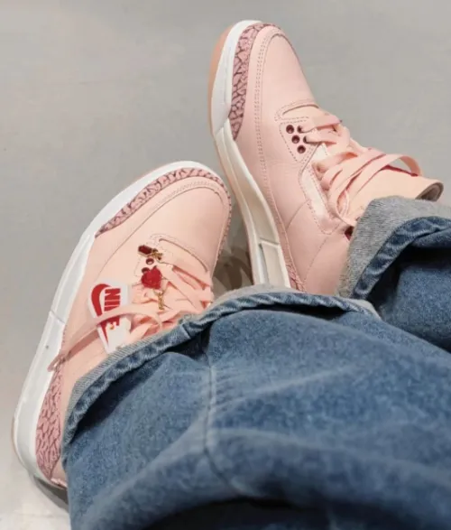 PK God Batch Air Jordan 3 Retro 'Valentine's Day' HJ0178-600 review 