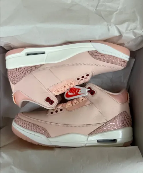 PK God Batch Air Jordan 3 Retro 'Valentine's Day' HJ0178-600 review 