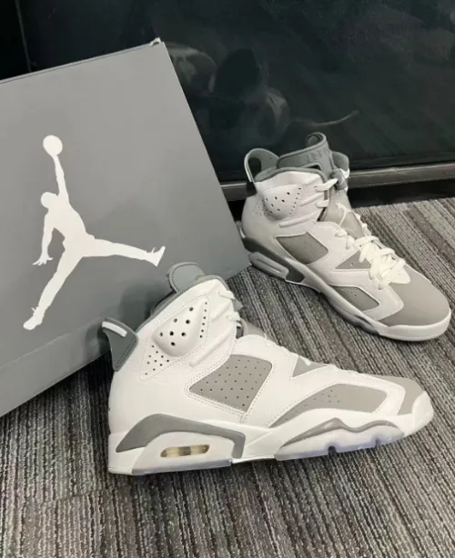 PK God Batch Air Jordan 6 Cool Grey CT8529-100 review 
