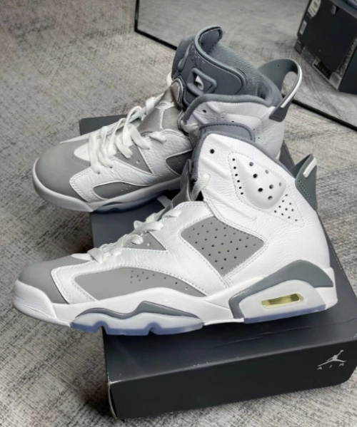 PK God Batch Air Jordan 6 Cool Grey CT8529-100 review 