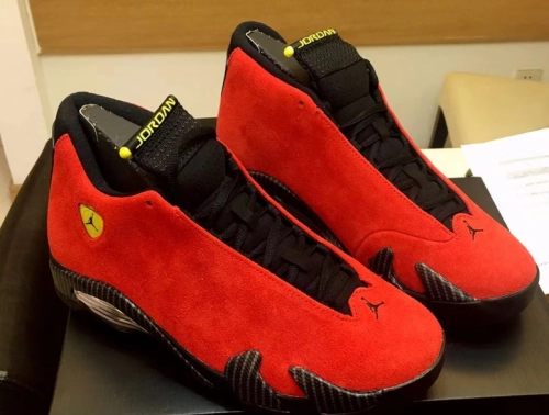 PK God Batch Air Jordan 14 Retro Ferrari (2025)  IF5015-600 review 