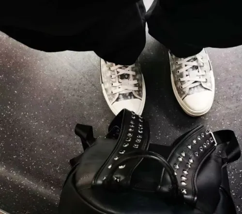 PK God Batch Dior B23 HT Oblique Transparency Low H565 White Black review 