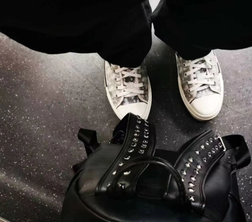 PK God Batch Dior B23 HT Oblique Transparency Low H565 White Black review 