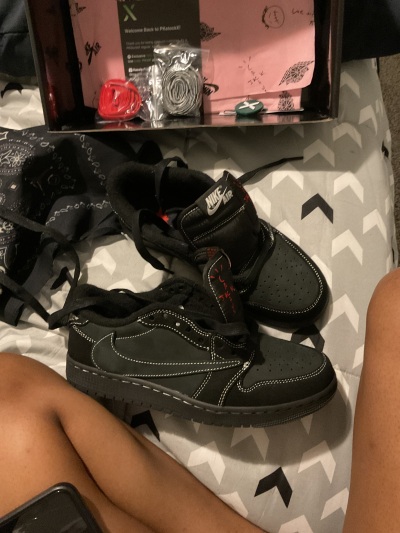 Special offer Batch Travis Scott x Air Jordan 1 Low OG SP Black Phantom DM7866-001 review Alyssa S. 01