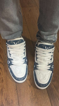 PK God Batch LOUIS VUITTON Trainer Cowboy Blue FD0291 review Shabir Ahmad 03