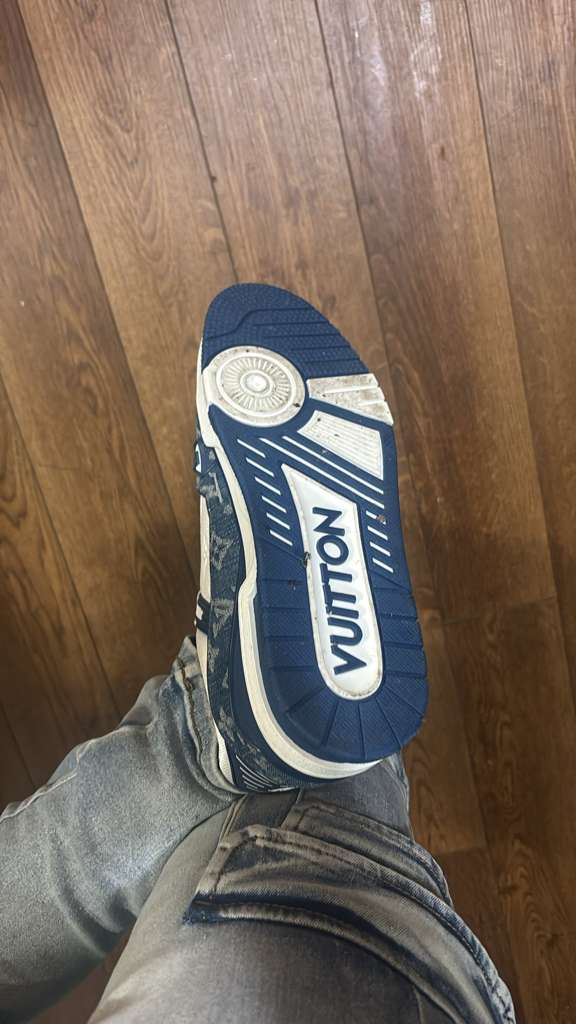 PK God Batch LOUIS VUITTON Trainer Cowboy Blue FD0291 review Shabir Ahmad 03