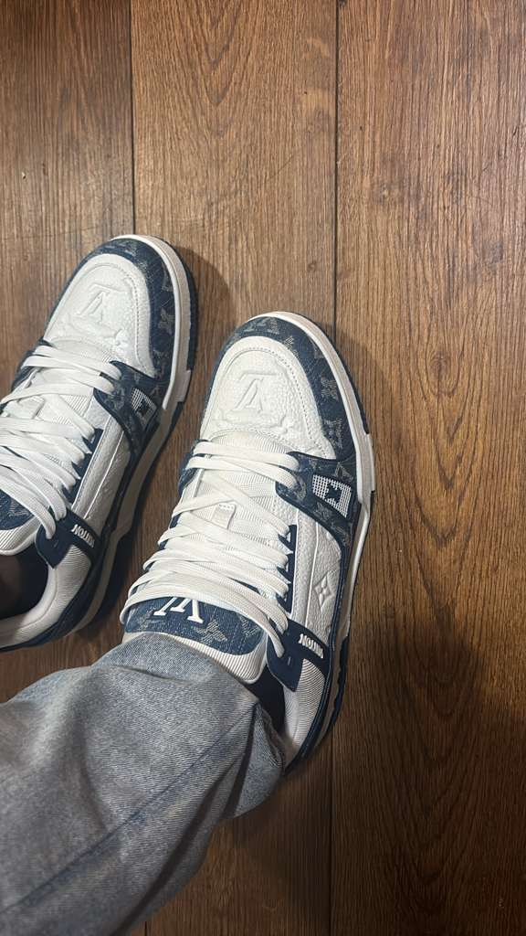 PK God Batch LOUIS VUITTON Trainer Cowboy Blue FD0291 review Shabir Ahmad 00