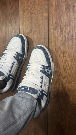 PK God Batch LOUIS VUITTON Trainer Cowboy Blue FD0291 review Shabir Ahmad 01