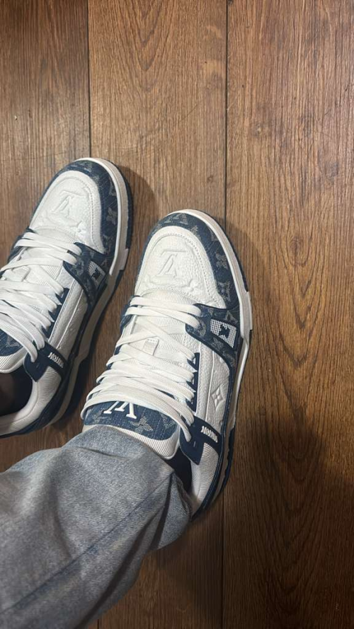 PK God Batch LOUIS VUITTON Trainer Cowboy Blue FD0291 review