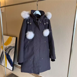 Moose Knuckles Classic Women's Down Jacket Dark Blue review Isaiah Wade
