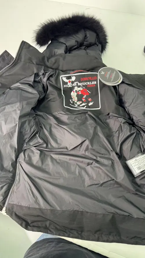  Moose knuckles  Zippered women's down jacket black (NFC) review 