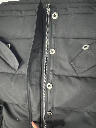  Moose knuckles  Zippered women's down jacket black review Kameron Sa 01