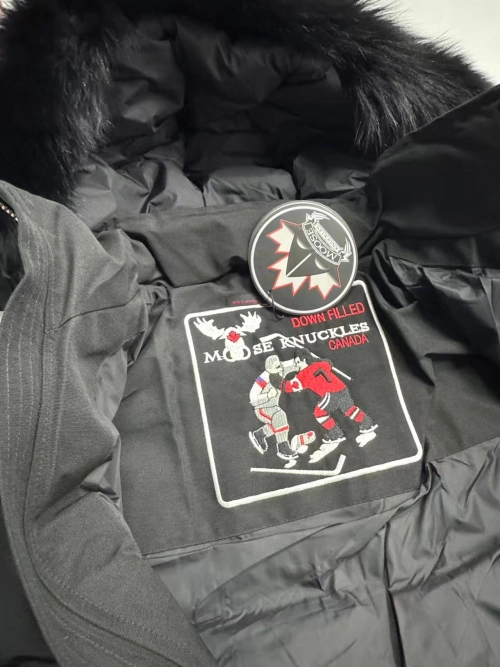  Moose knuckles  Zippered women's down jacket black (NFC) review 