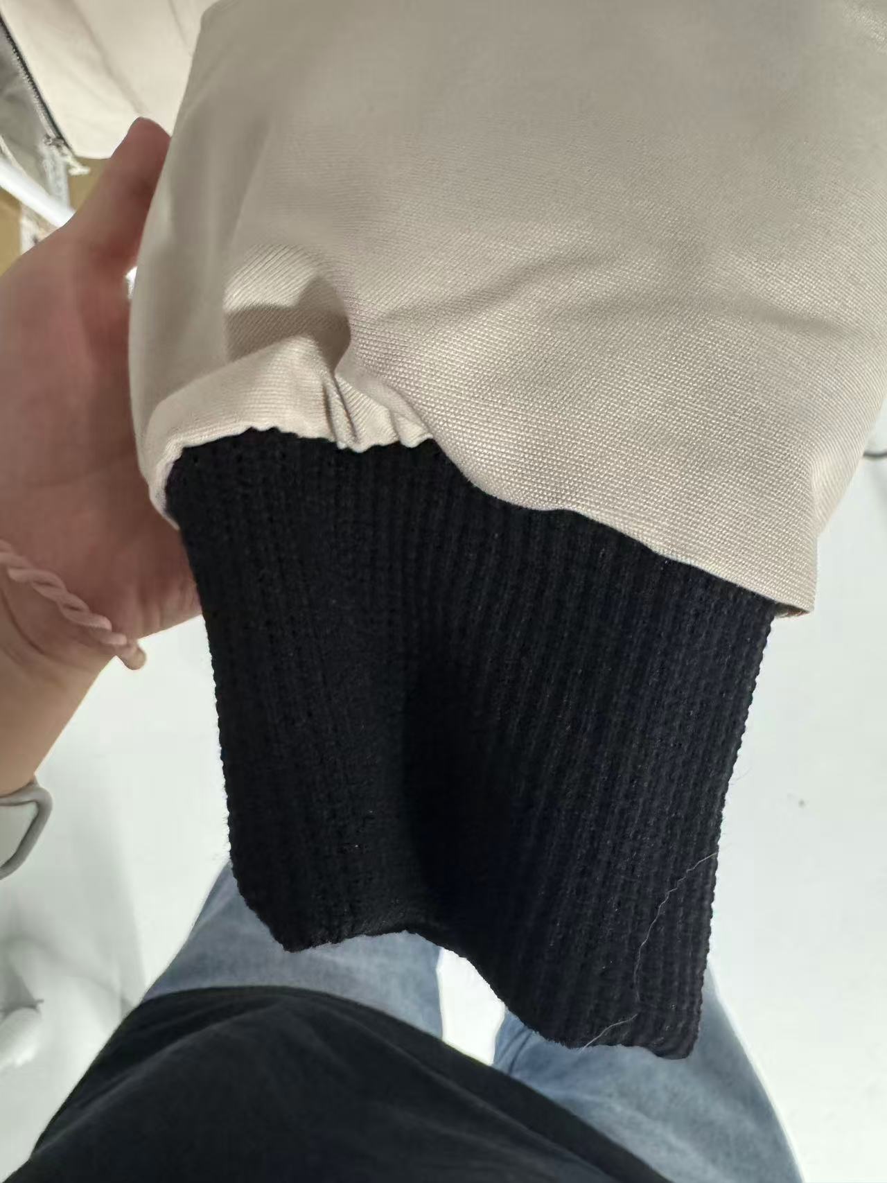  Moose knuckles  Men's down jacket off-white (NFC) review Arlyza McIntosh 01