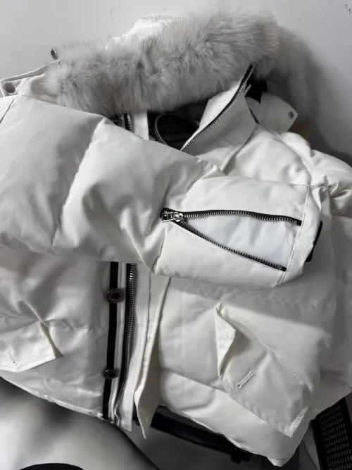  Moose knuckles  Zippered women's down jacket white (NFC) review 