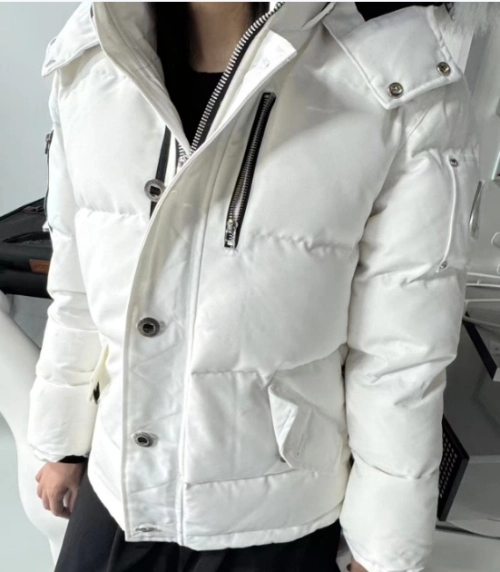 Moose knuckles  Zippered women's down jacket white (NFC) review 