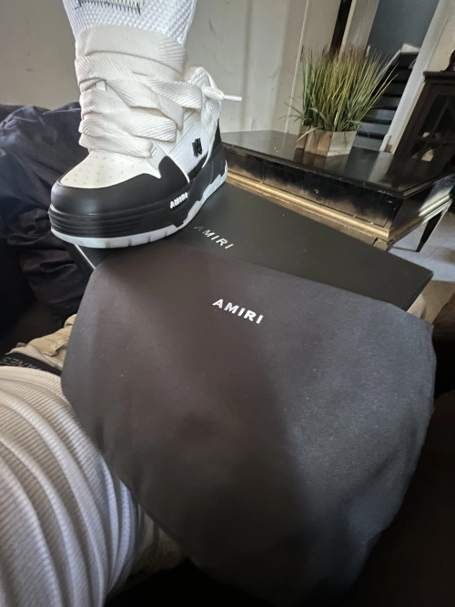 AMIRI MA -1 Sneaker White Black AMFOSR1084-001 review 