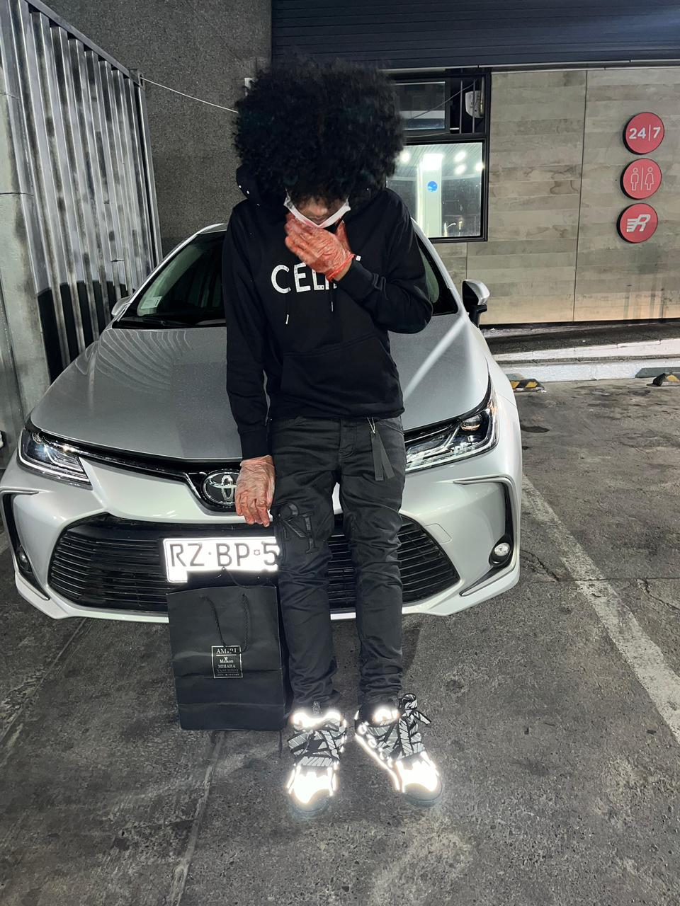 Lanvin Curb Sneaker Black Grey FM-SKRK11-REFL-P2210 review K***