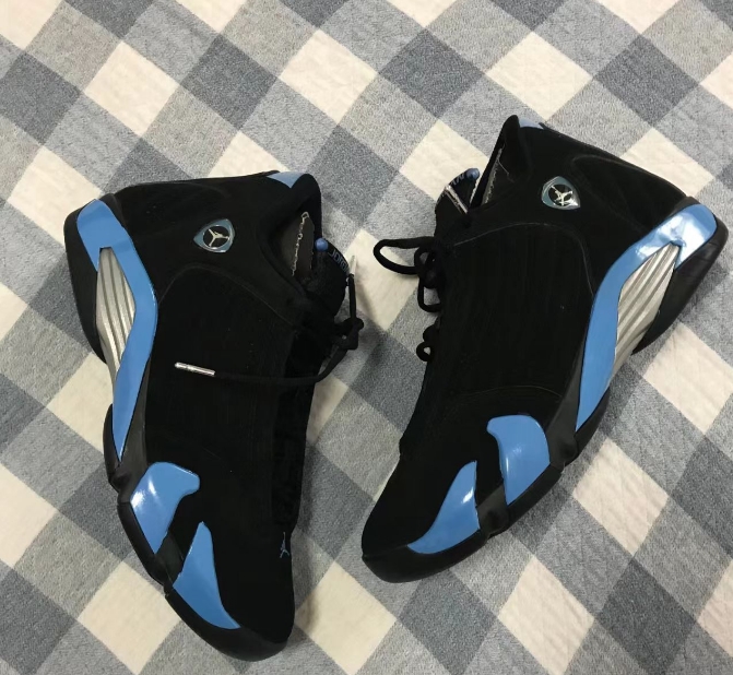  PK God Batch Air Jordan 14 Retro University Blue  487471-002 review Santino Rodriguez