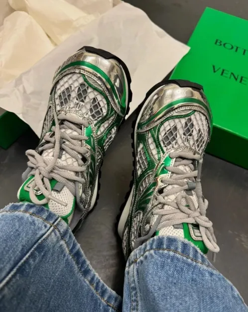 PK God Batch Bottega Veneta Orbit Sneaker Green review 
