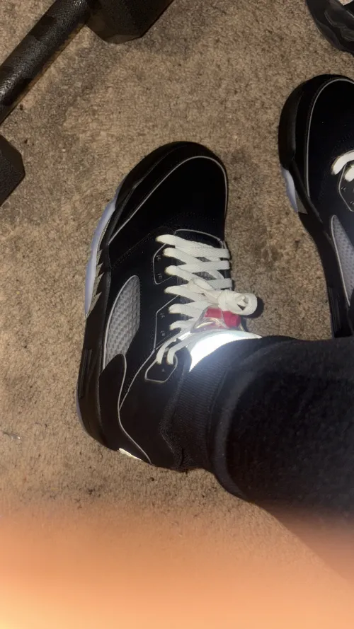 PK God Batch Air Jordan 5 Retro OG Black Metallic Reimagined HF3975-001 review 