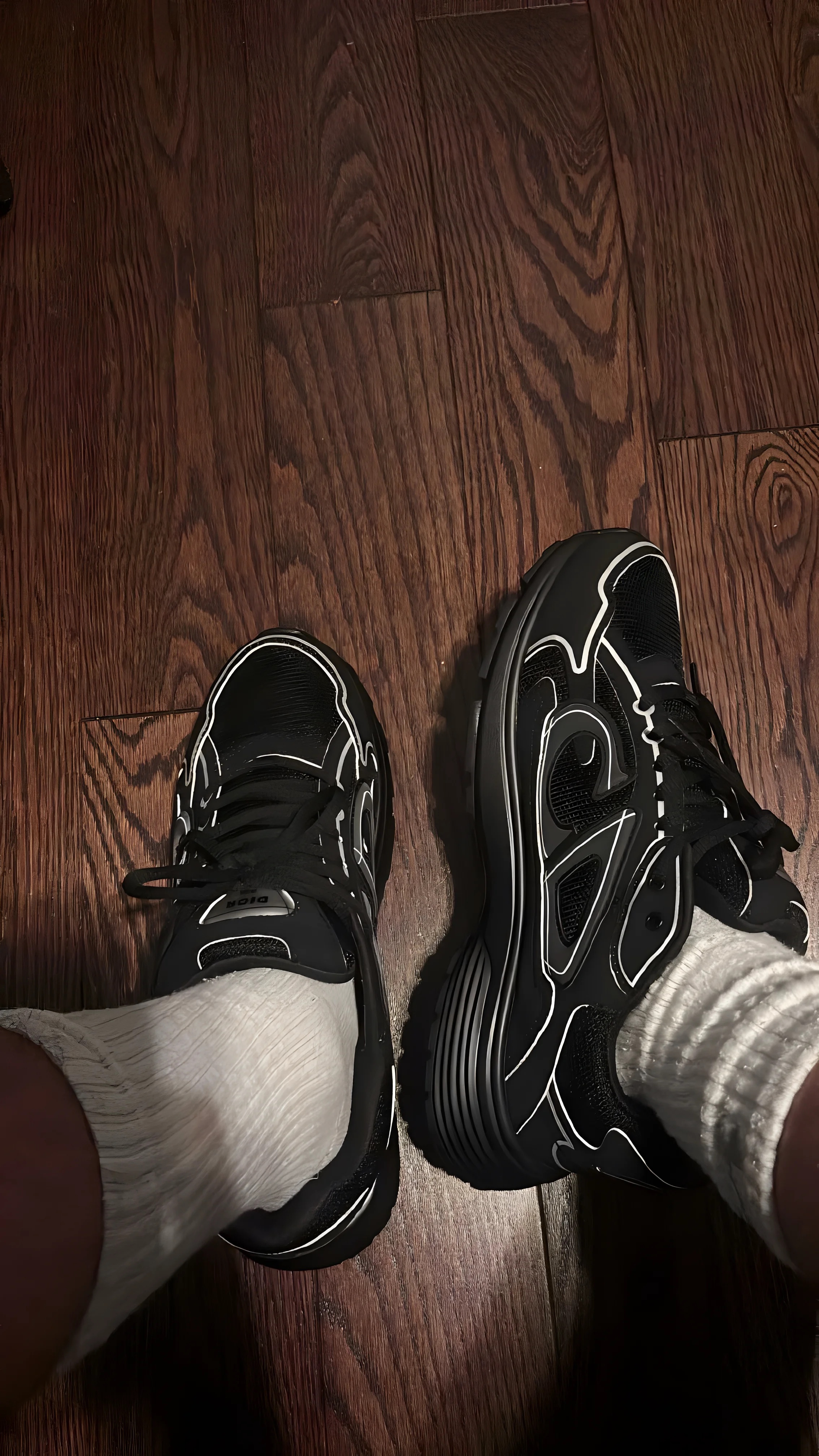 PK God Batch Dior Light Grey 'B30' Sneakers New Reflective 3SN27ZIR-16536 review Caleb 00