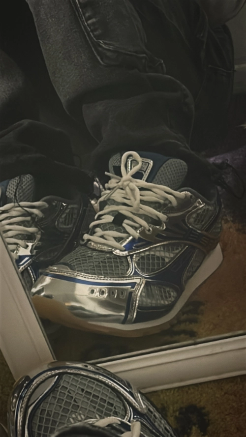 PK God Batch Bottega Veneta Orbit Sneaker Blue review 