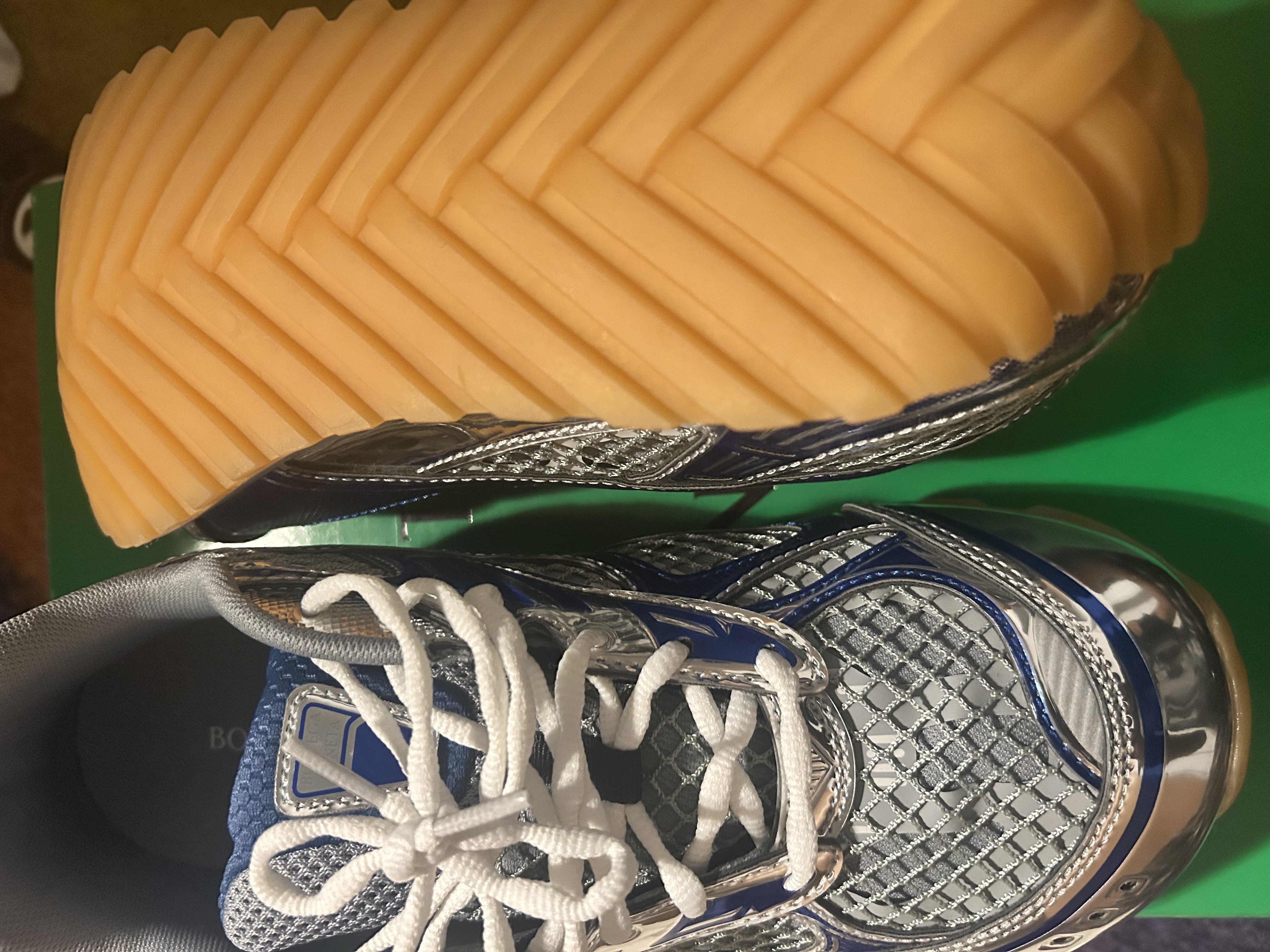 PK God Batch Bottega Veneta Orbit Sneaker Blue review Aj 01