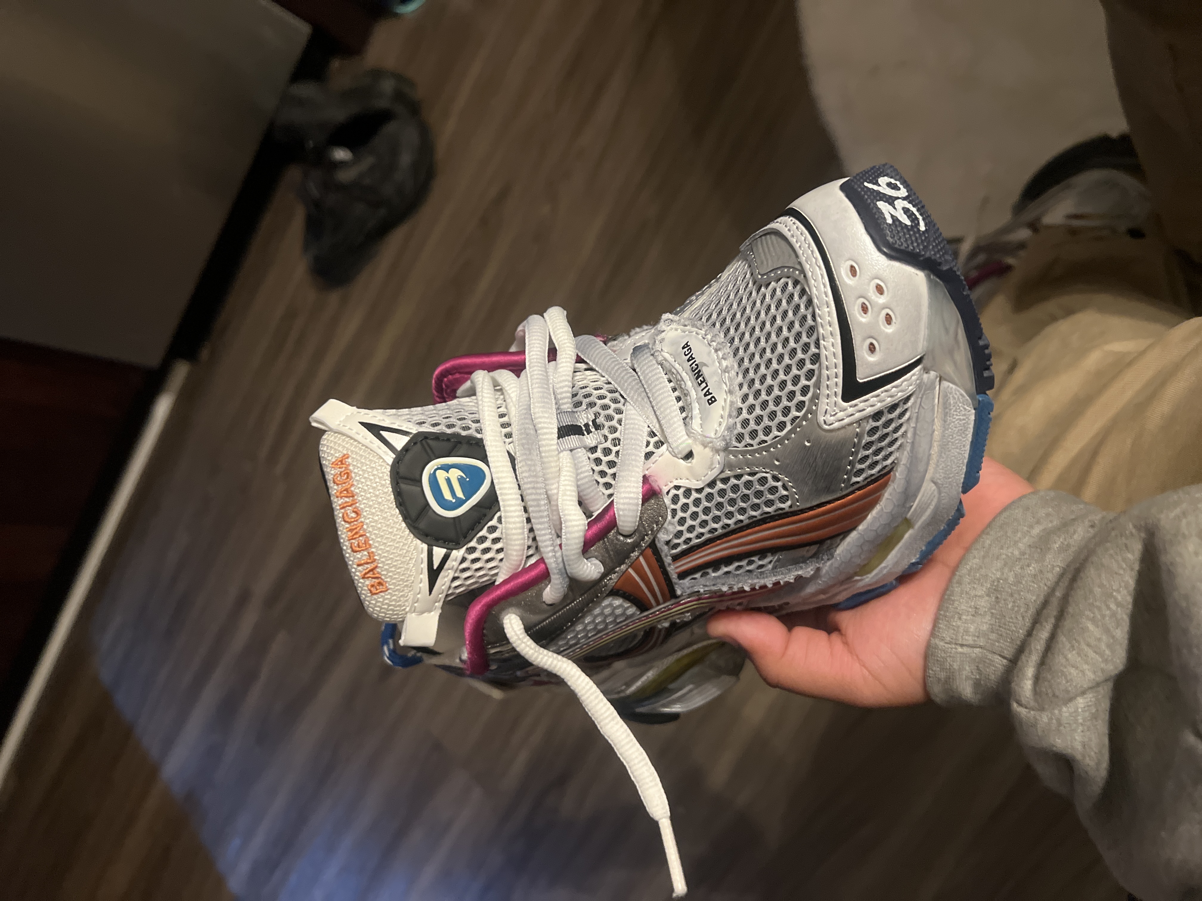 PK God Batch Balenciaga Runner Sneaker Color Orange Powder 772767 W3RBW 9168 review Jacobi Henry