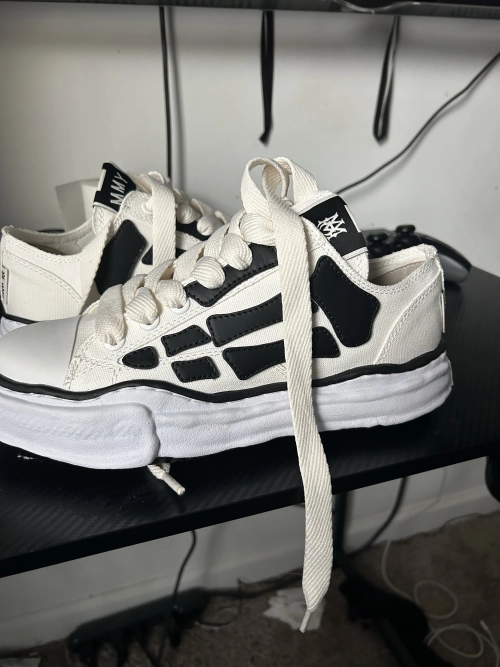 PK God Batch AMIRI MMY Bones x Maison MIHARA YASUHIRO Alabaster review 