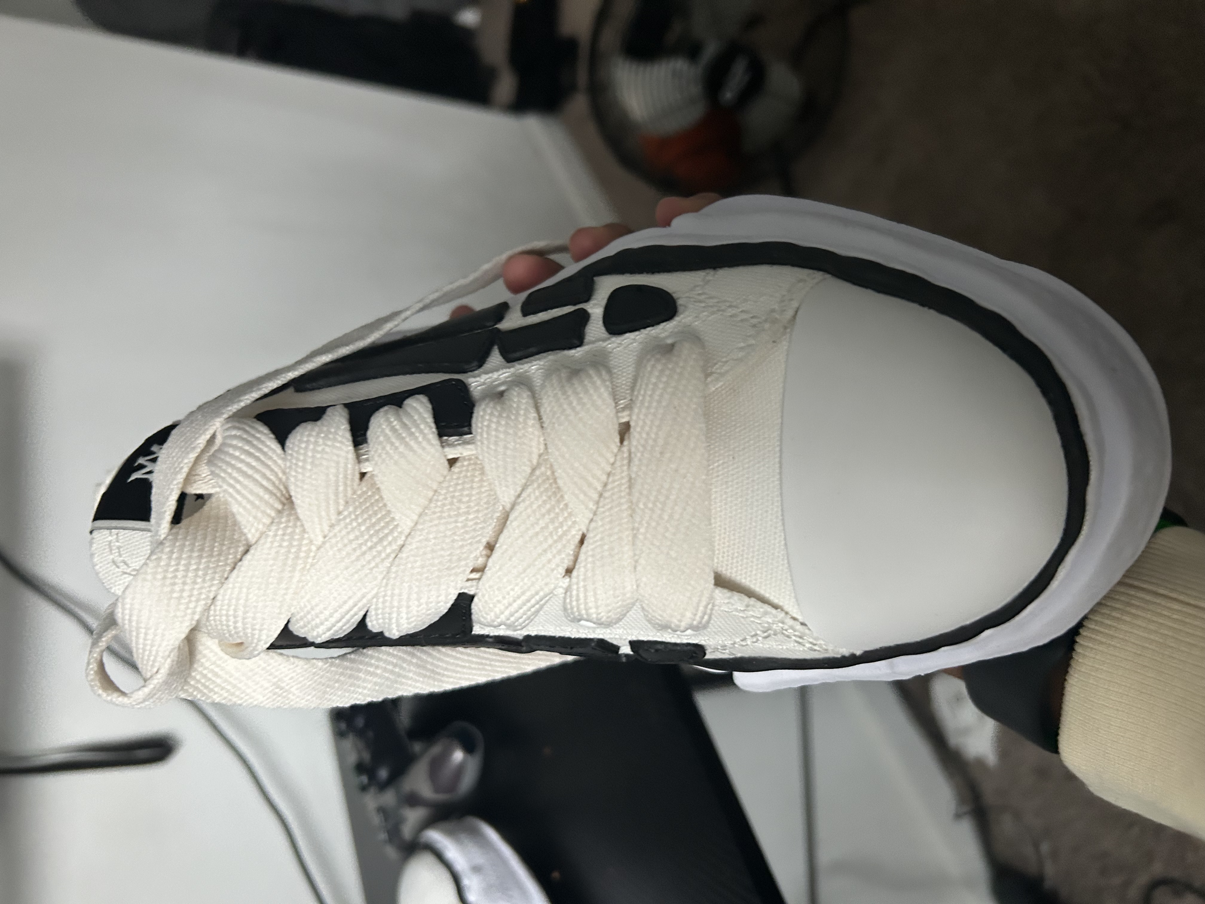 PK God Batch AMIRI MMY Bones x Maison MIHARA YASUHIRO Alabaster review Jonas 01