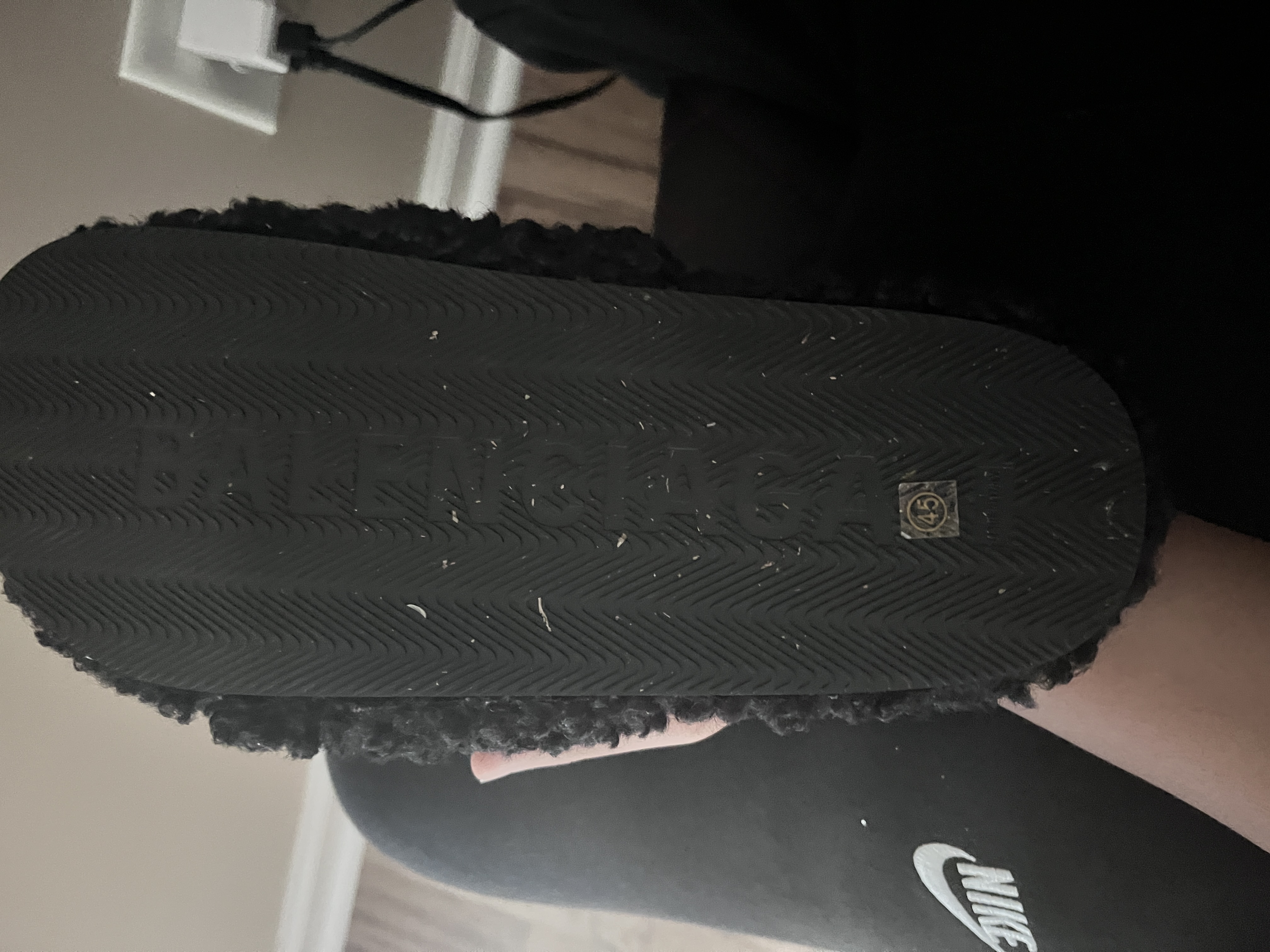 Balenciaga Furry Slides Black Label review 3spanck 04