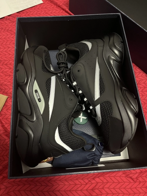 PK God Batch Dior B22 Black Silver 3SN231ZNG_H969 review 