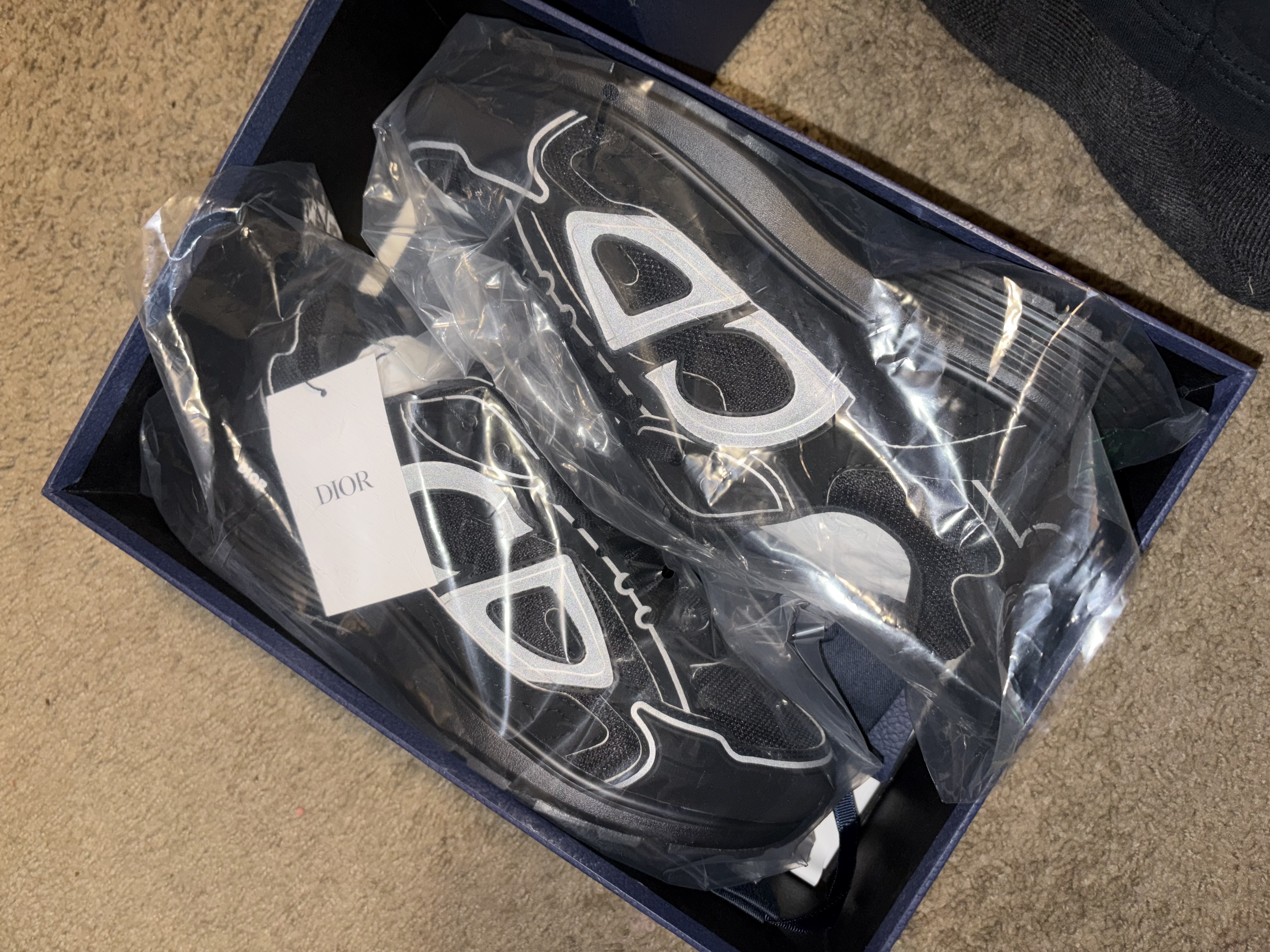 PK God Batch Dior Light Grey 'B30' Sneakers New Reflective 3SN27ZIR-16536 review Jri