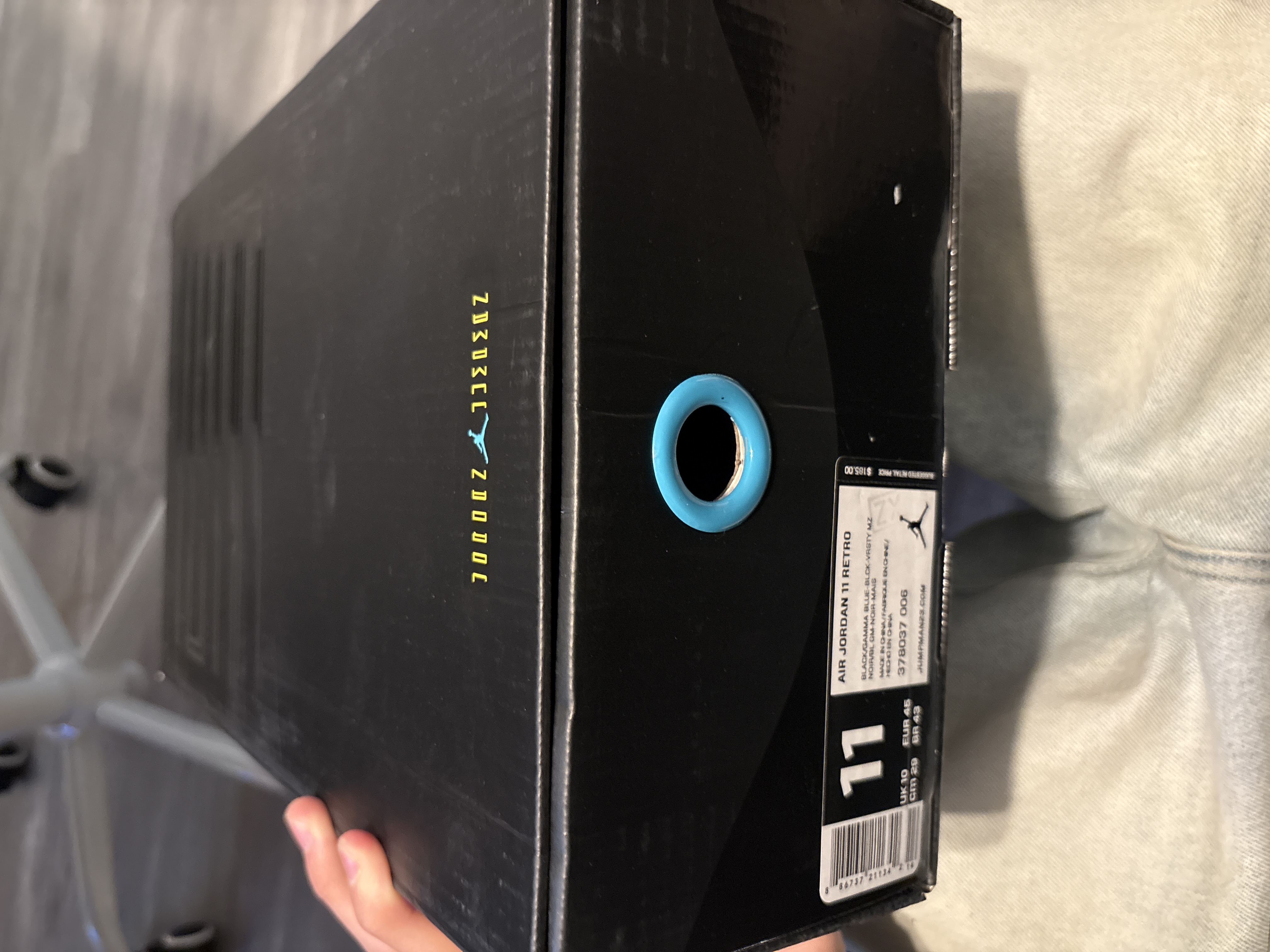 PK God Batch Air Jordan 11 Retro Gamma Blue 378037-006 review Germán B. 04