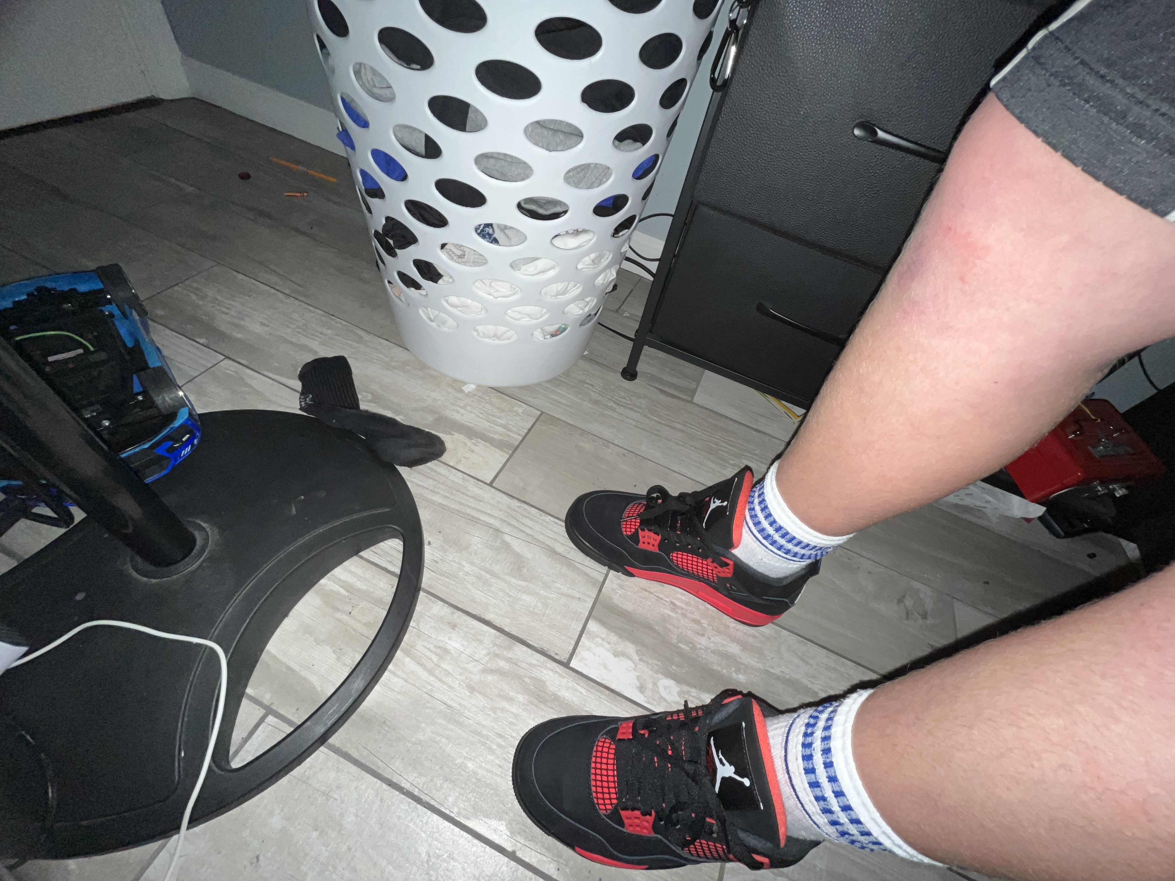 PK God Batch Air Jordan 4 Red Thunder CT8527-016 review Brayden jacobs 01