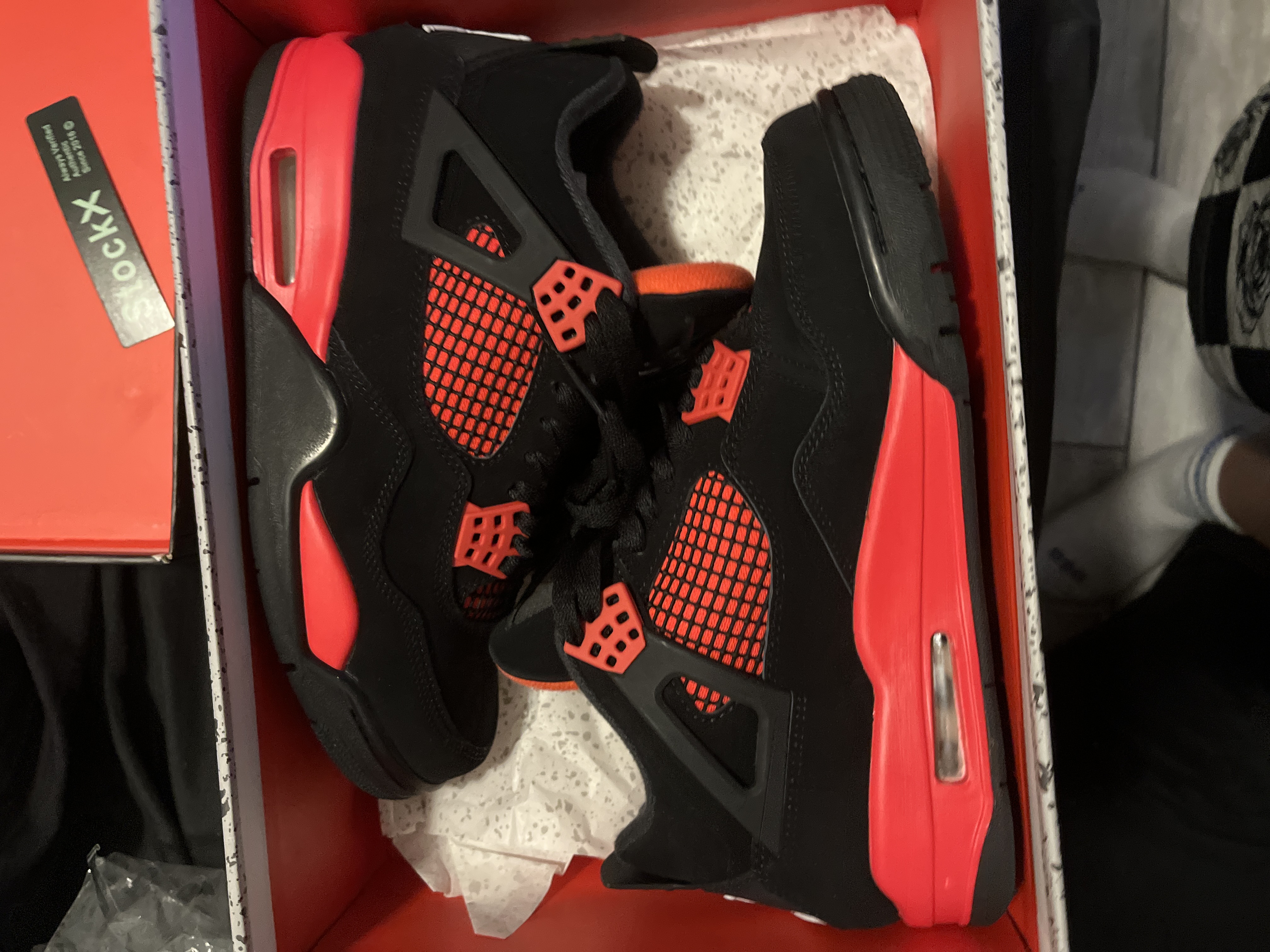 PK God Batch Air Jordan 4 Red Thunder CT8527-016 review Brayden jacobs 05
