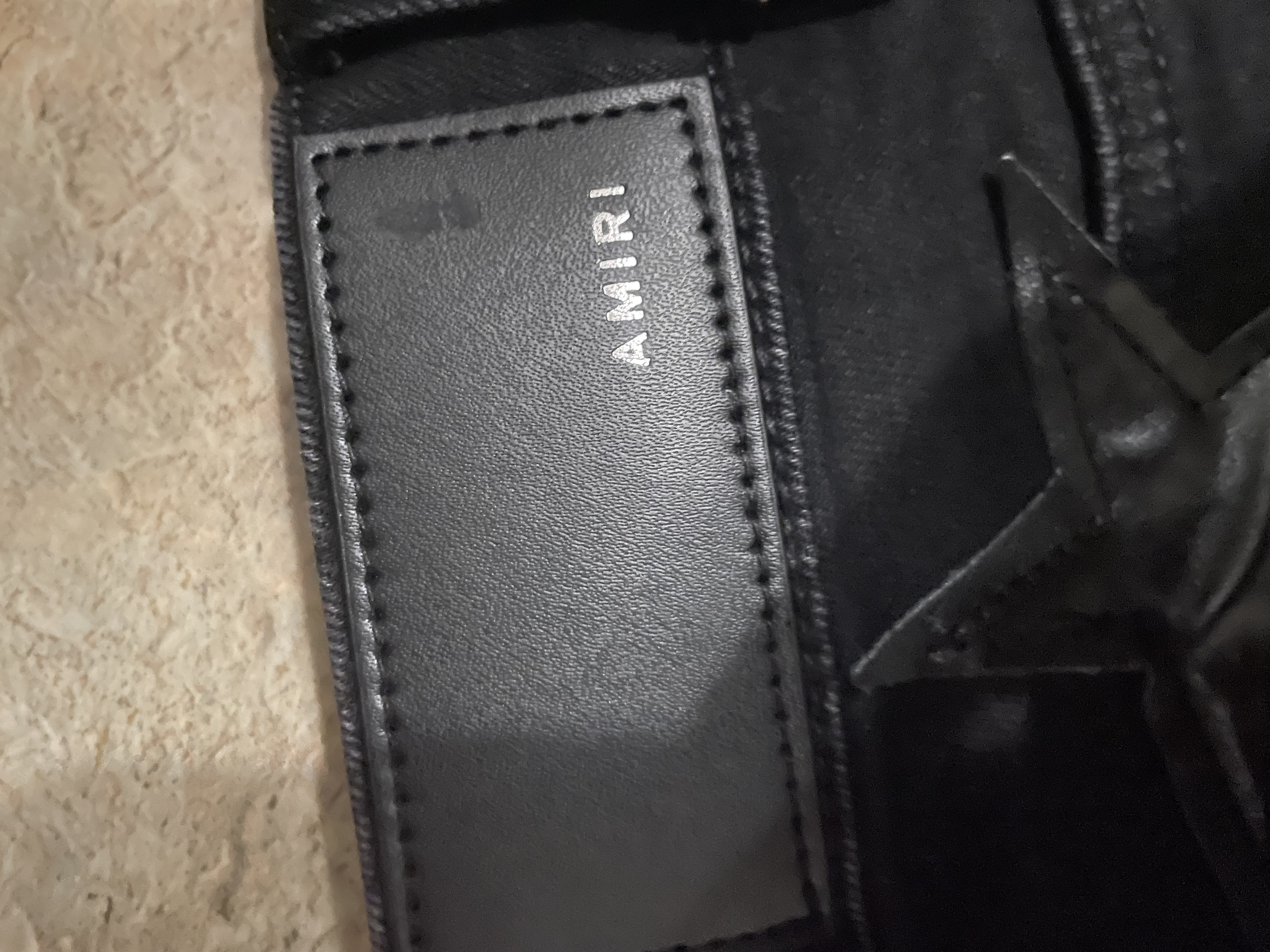 AMIRI Chemist Leather Star Aged Jeans Black review Ju 00