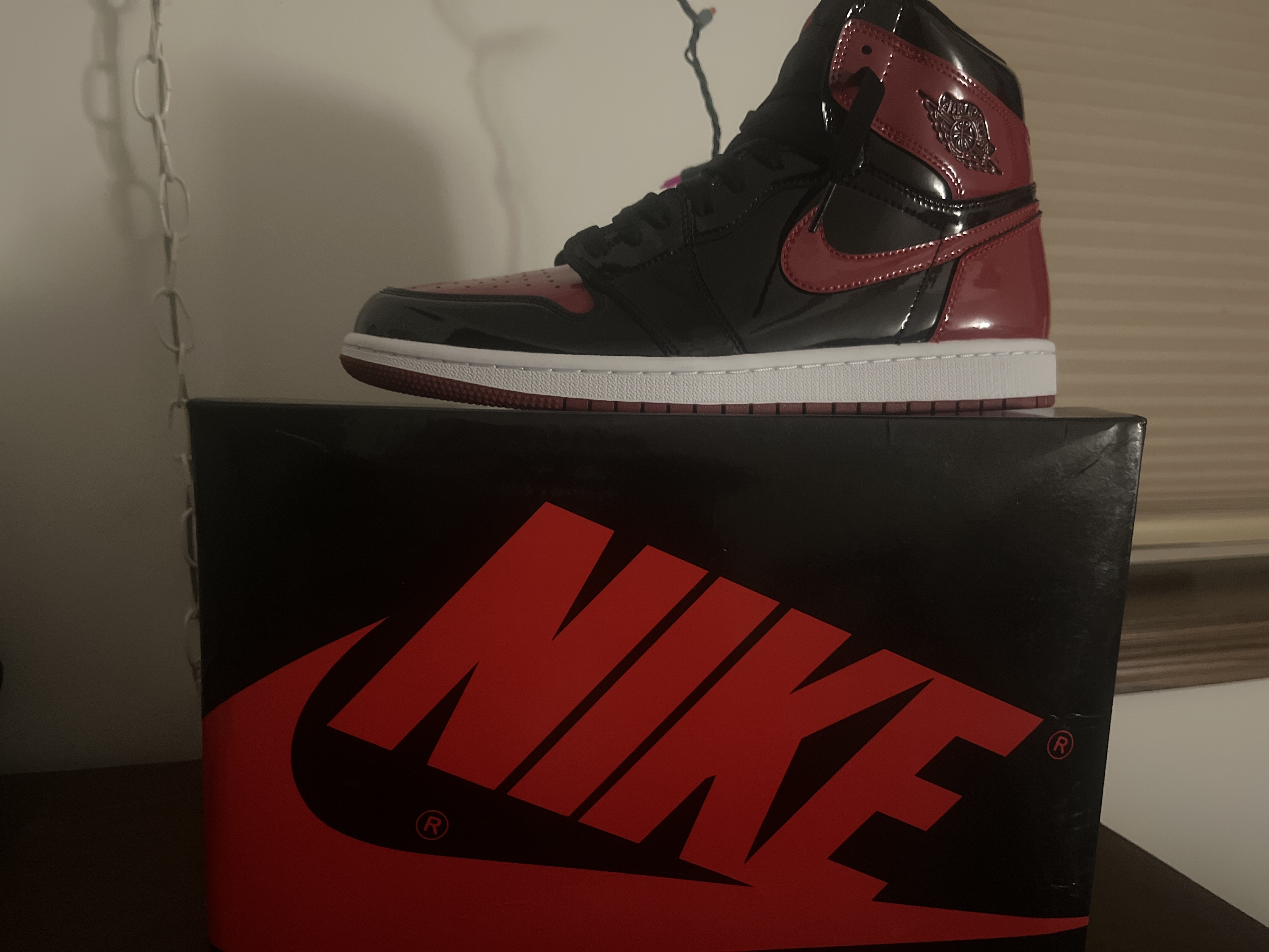 PK God Batch Air Jordan 1 High OG Bred Patent 555088-063 review FFMR 00
