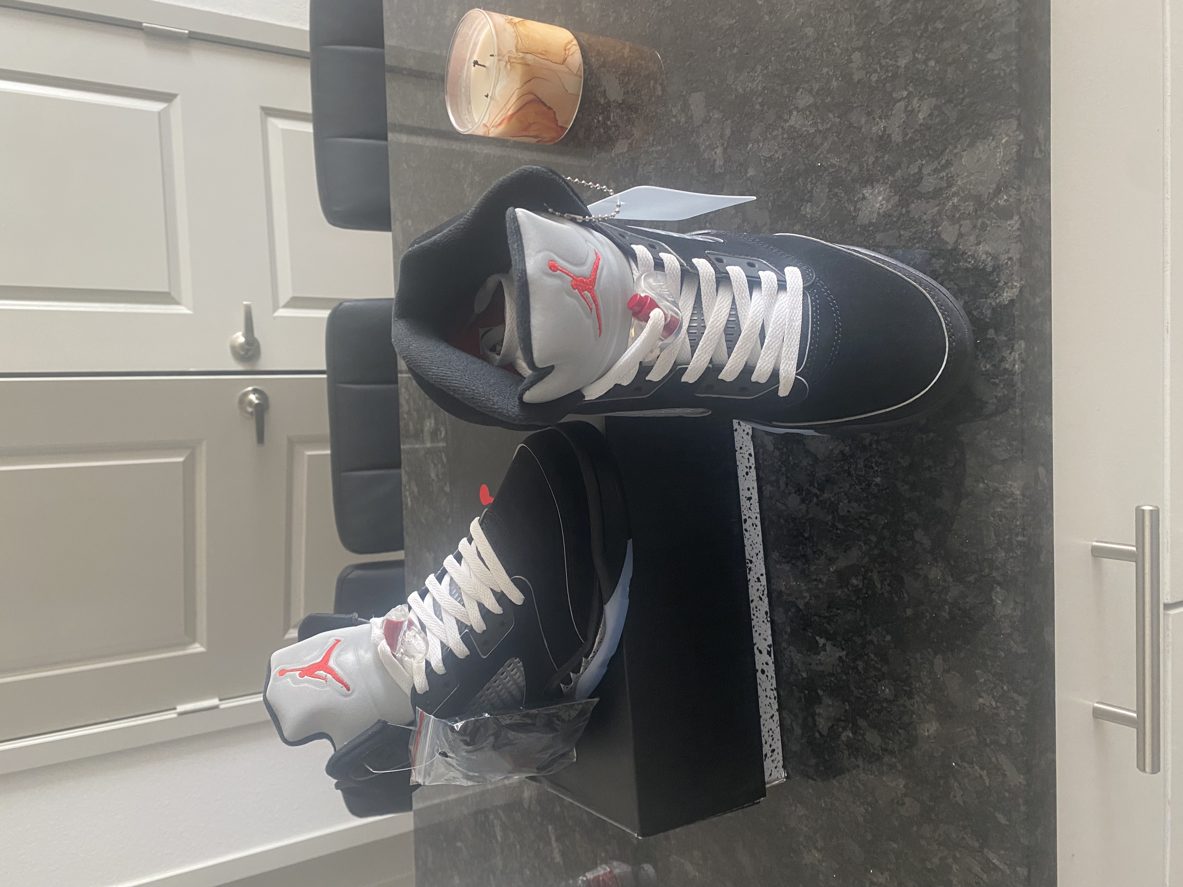 PK God Batch Air Jordan 5 Retro OG Black Metallic Reimagined HF3975-001 review Lay 00