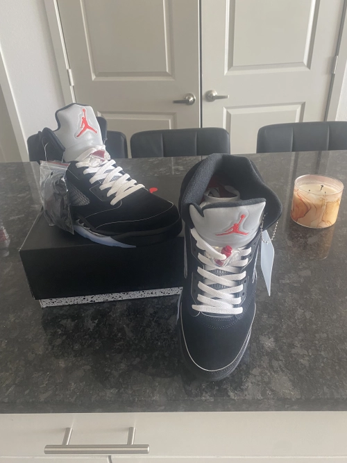 PK God Batch Air Jordan 5 Retro OG Black Metallic Reimagined HF3975-001 review 