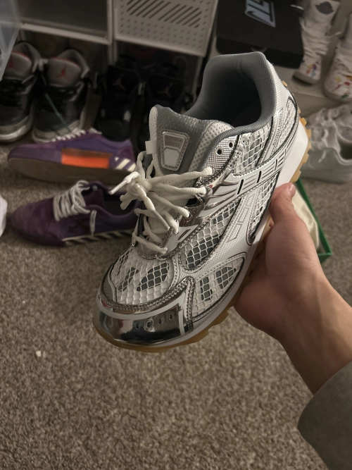 PK God Batch Bottega Veneta Orbit Sneaker Silver review 