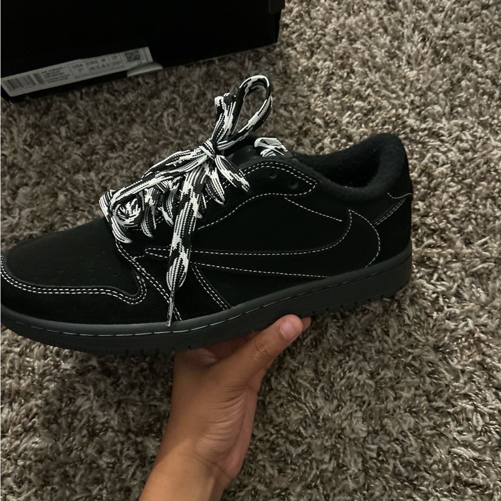 【Flash Sale】Air Jordan 1 Retro Low OG SP Travis Scott Black Phantom DM7866-001 review Jay 01