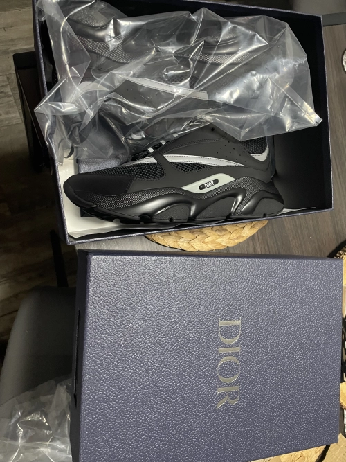 PK God Batch Dior B22 Black Silver 3SN231ZNG_H969 review 