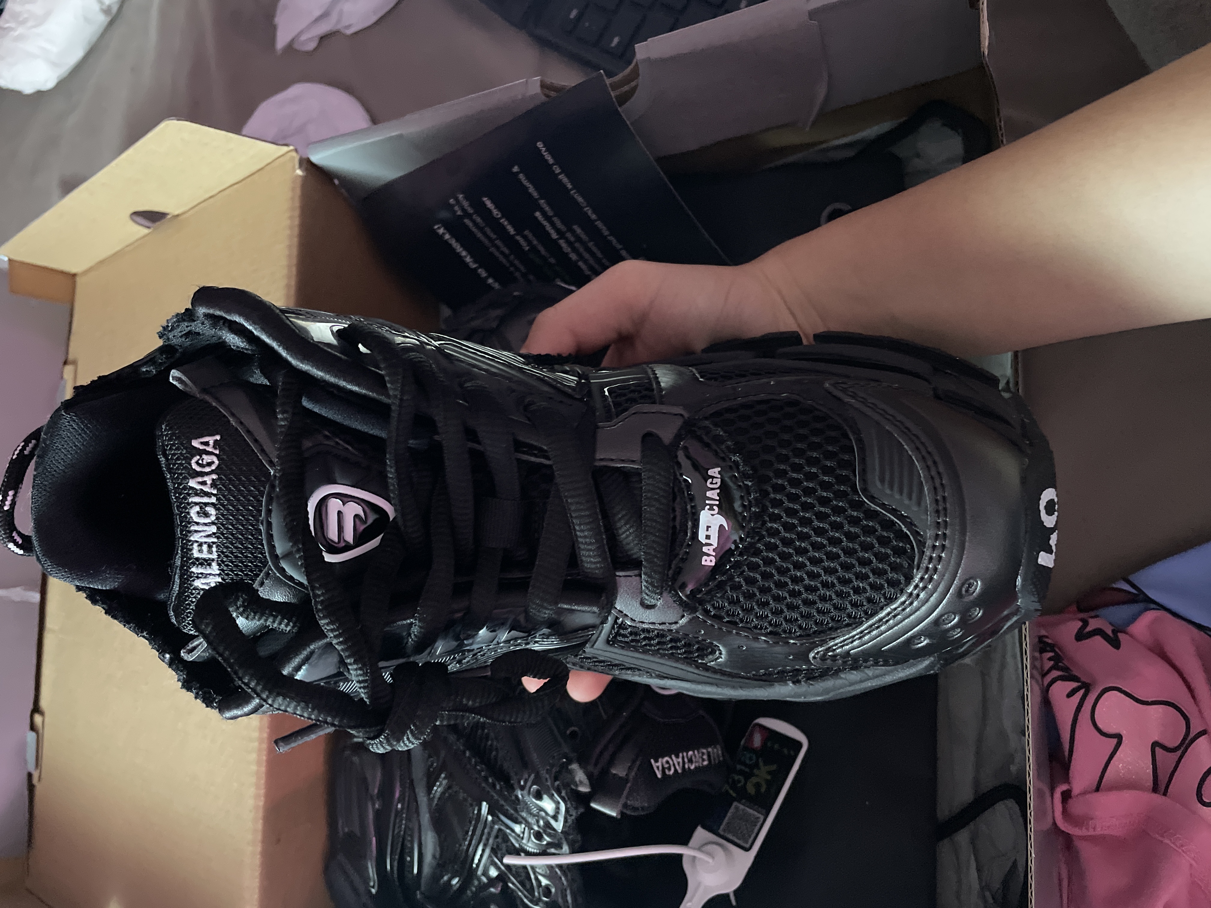 PK God Batch Balenciaga Runner Black review lanaya 03