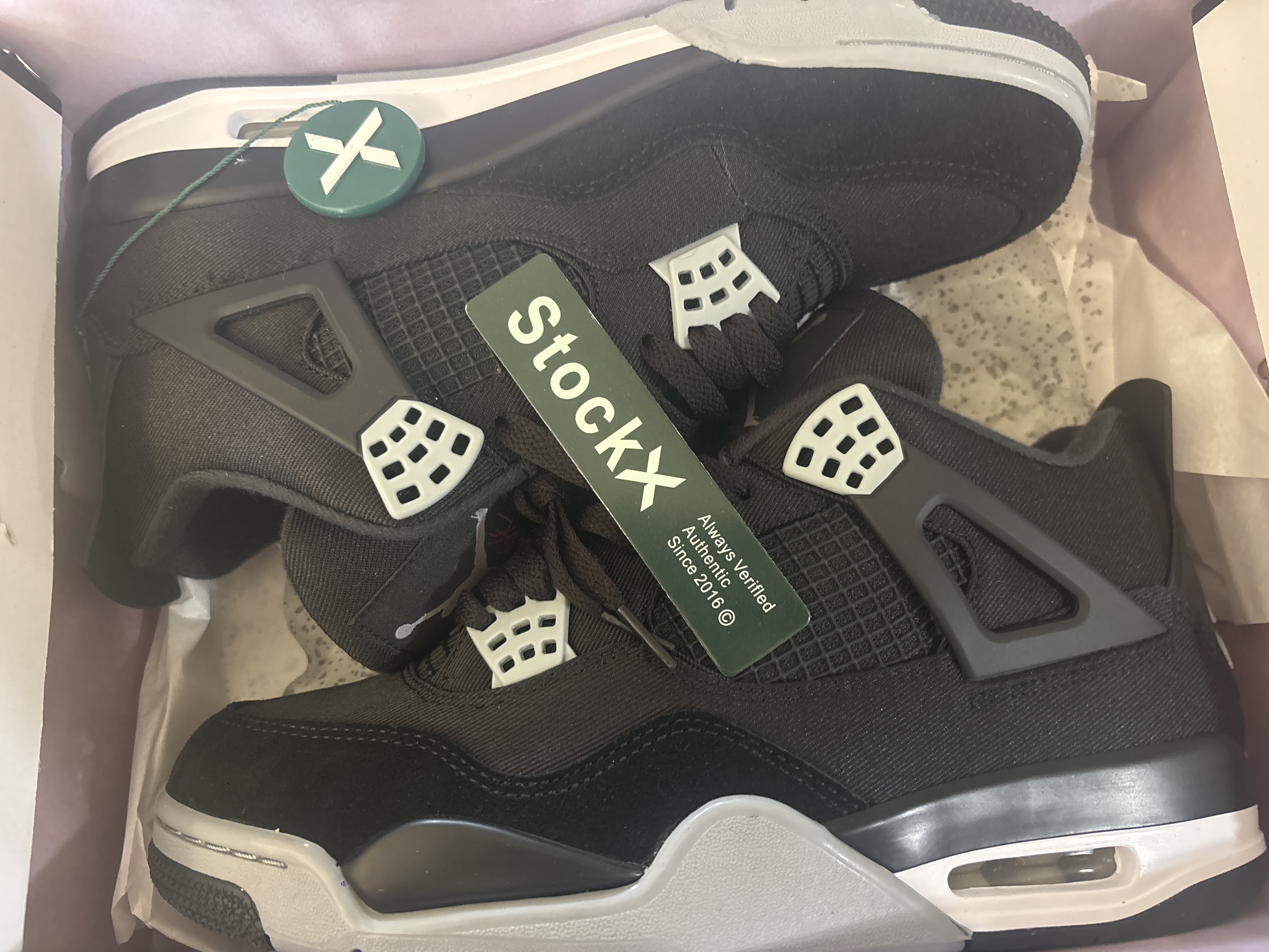 Special offer Batch Air Jordan 4 Retro Black Canvas DH7138-006 review .