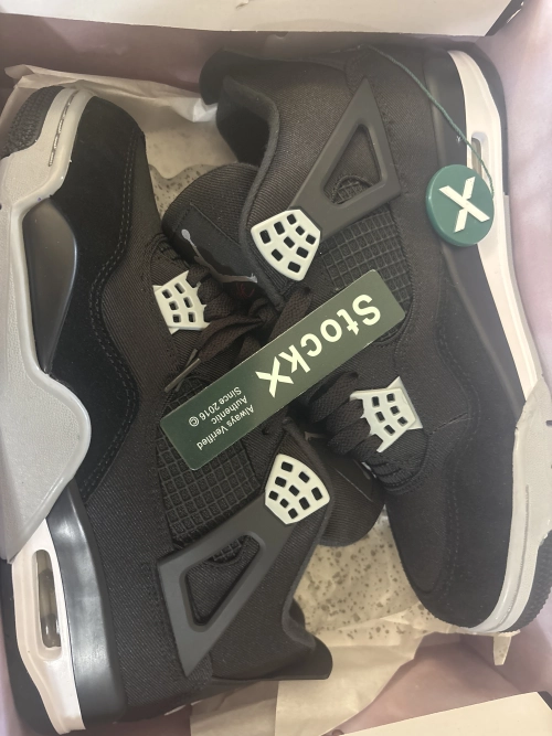 Special offer Batch Air Jordan 4 Retro Black Canvas DH7138-006 review 