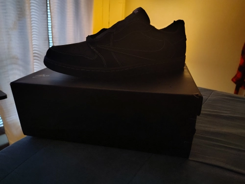 PK God Batch Air Jordan 1 Retro Low OG SP Travis Scott Black Phantom DM7866-001 review 