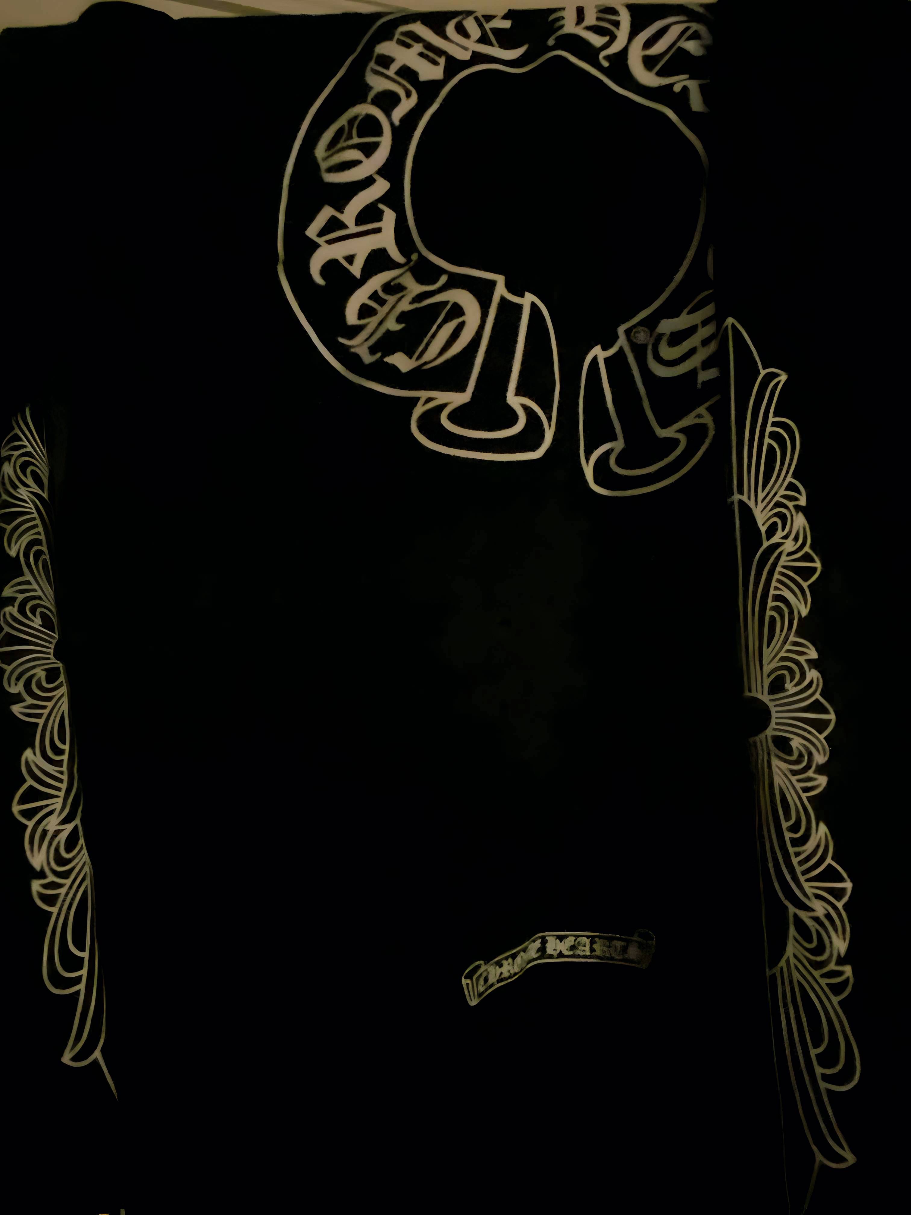 Chrome Hearts Horse Shoe Floral Hoodie Black review Mar 01